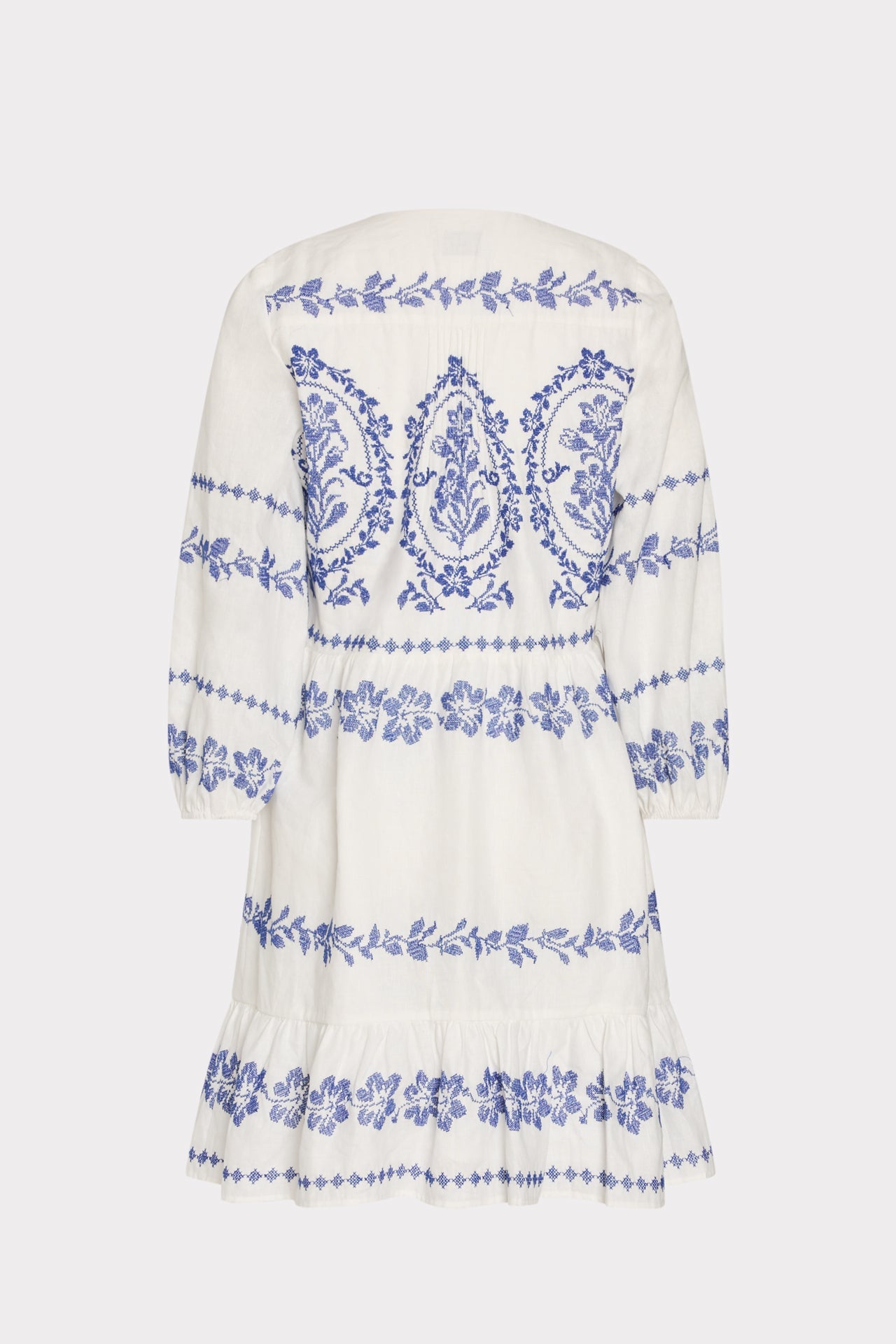 Lene Embroidered Mini Dress