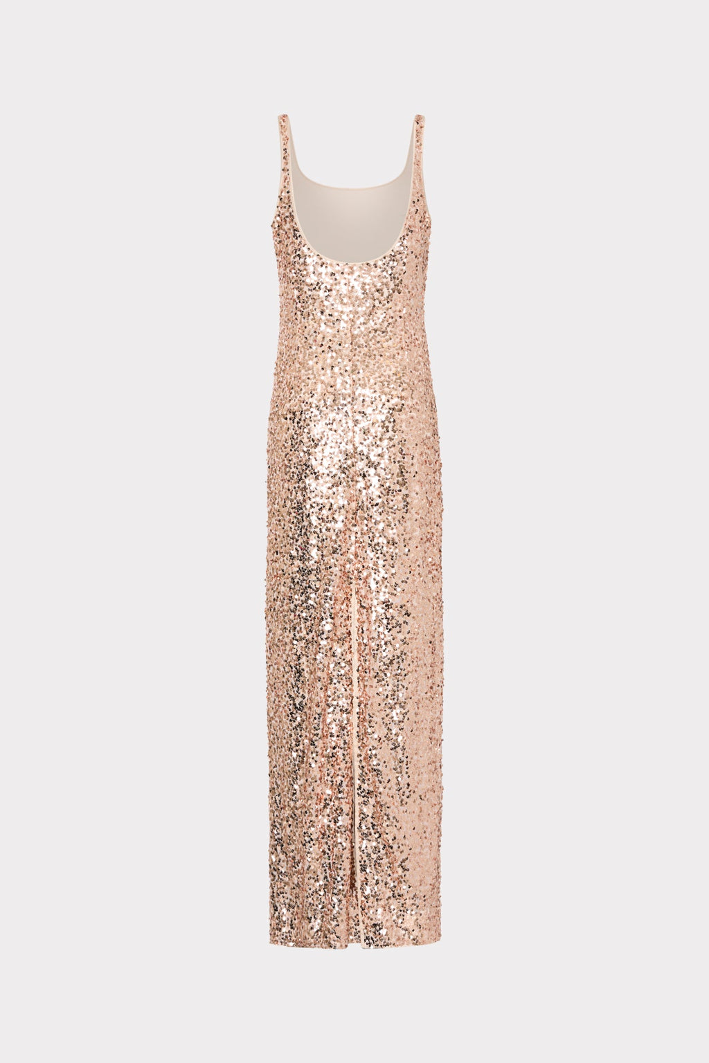 Tatum Stretch Shimmer Sequins Scoop Neck Dress