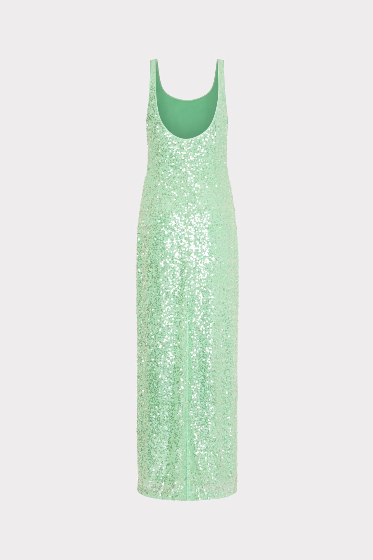 Tatum Stretch Shimmer Sequins Scoop Neck Dress