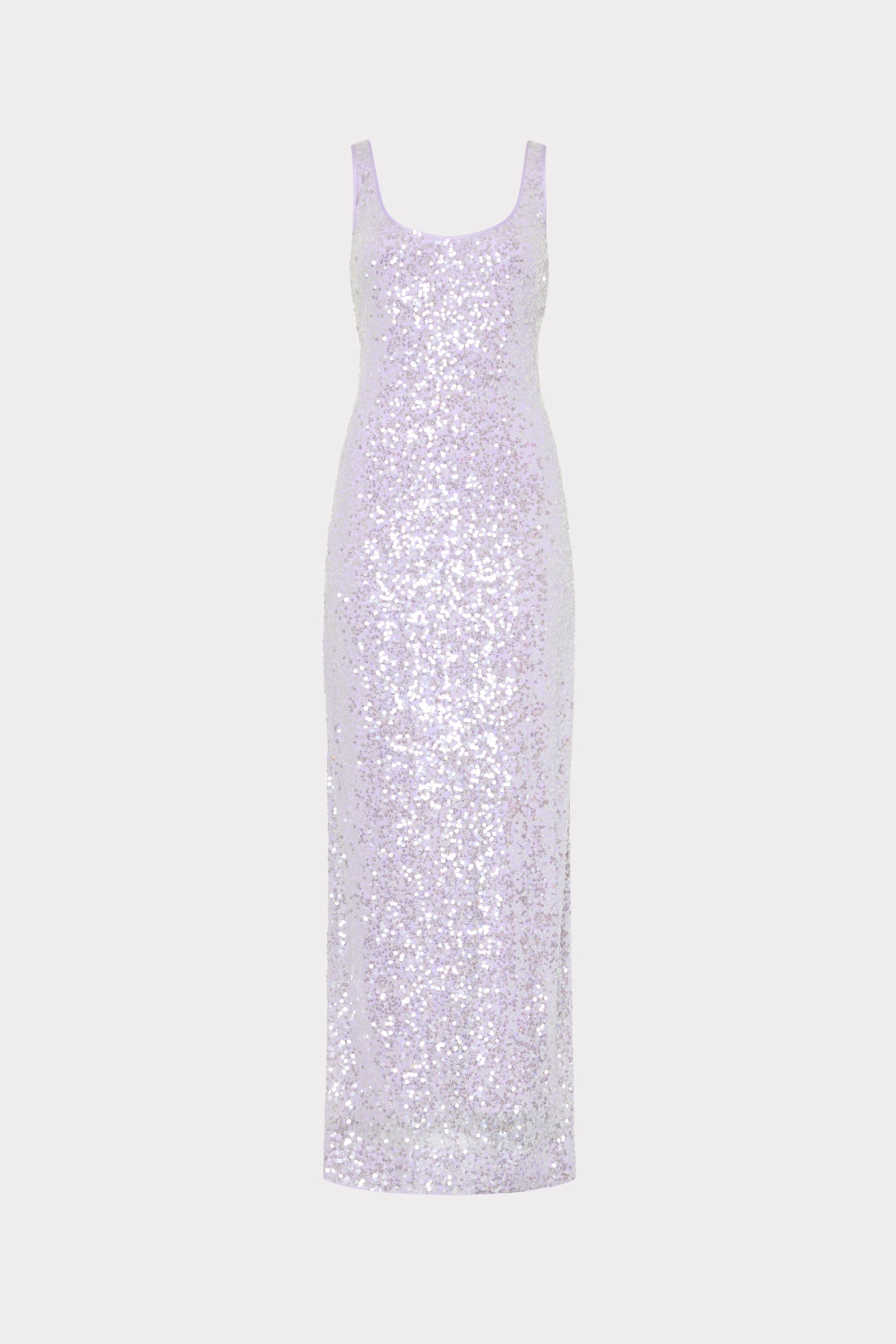 Tatum Stretch Shimmer Sequins Scoop Neck Dress