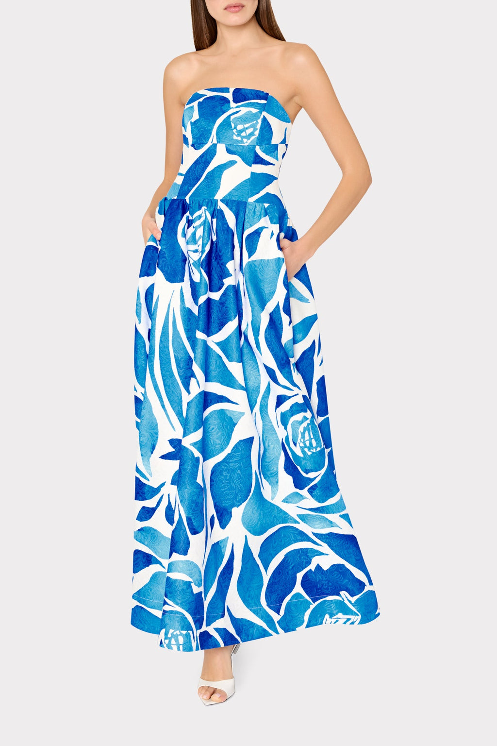 Dream Rose Jacquard Ballgown