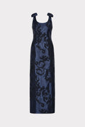 Kaelynn Floral Jacquard Dress