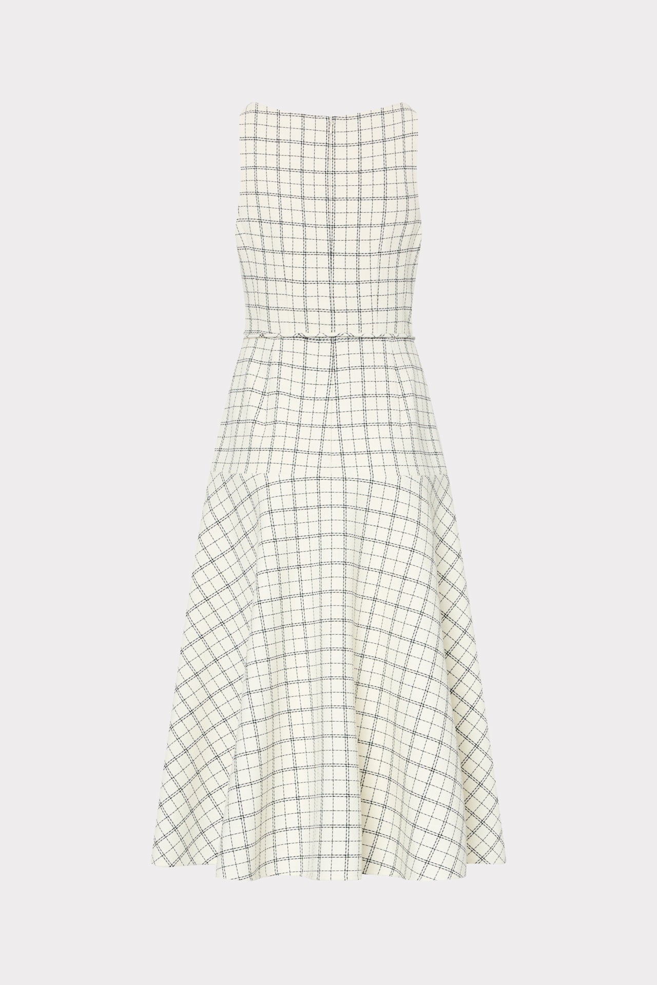 Mira Plaid Midi Dress