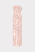 Jasmine Sequins Strapless Dress