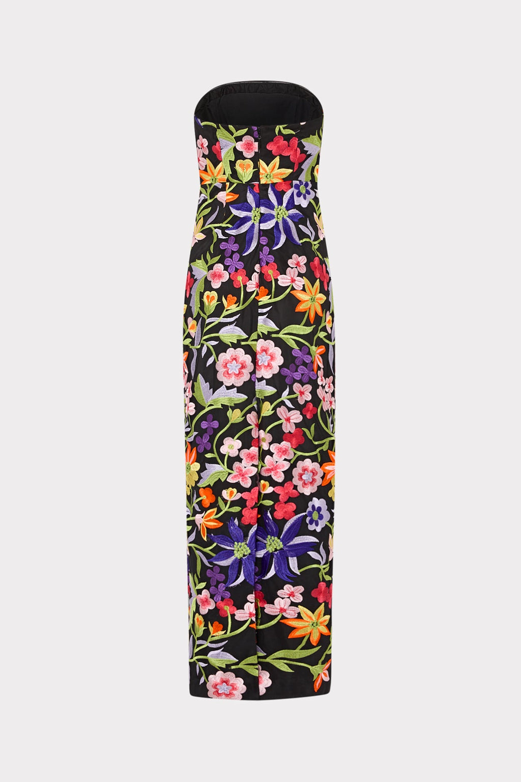 Magnolia Mesh Embroidery Maxi Dress