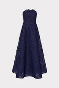 Sonja Curled Lace Gown