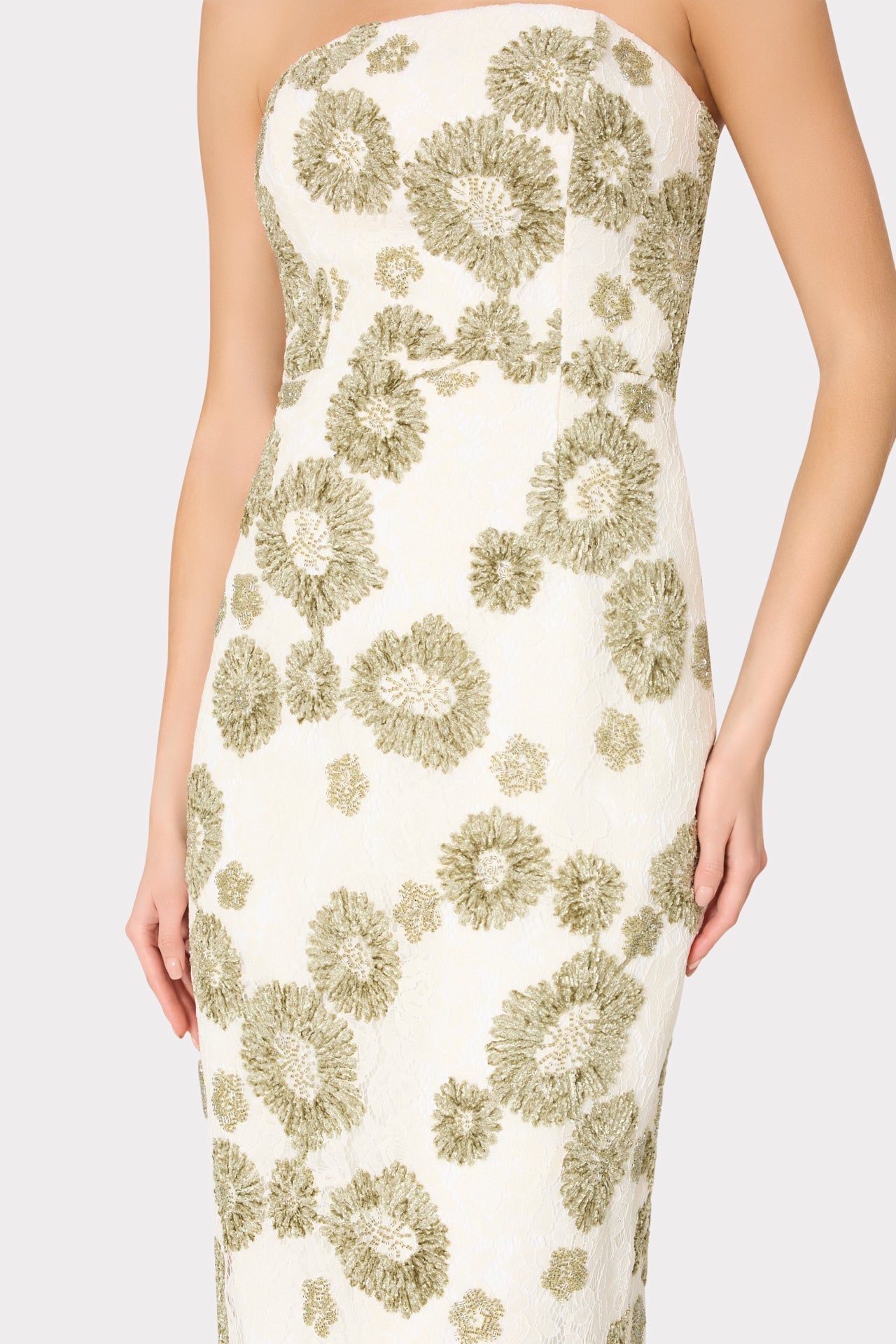Jasmine Embroidered Lace Dress