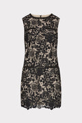3D Garden Lace Sleeveless Mini Dress