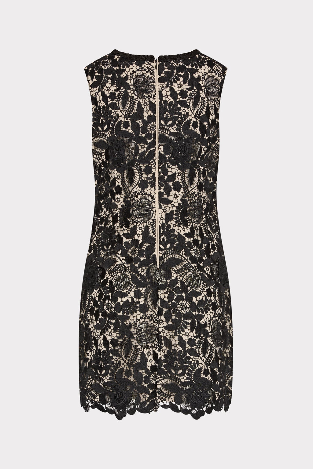 3D Garden Lace Sleeveless Mini Dress