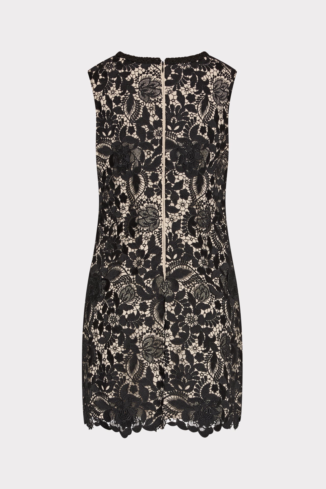 3D Garden Lace Sleeveless Mini Dress