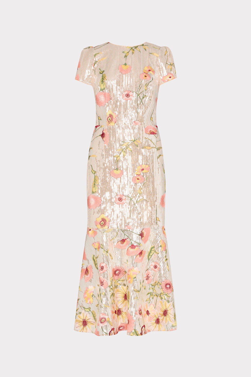 Tahlia Floral Sequins Embroidery Dress