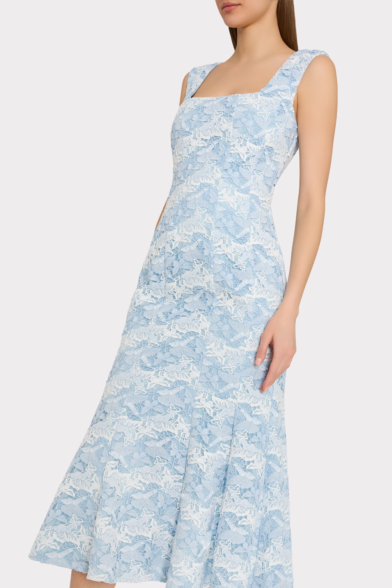 Meg Butterfly Lace Midi Dress