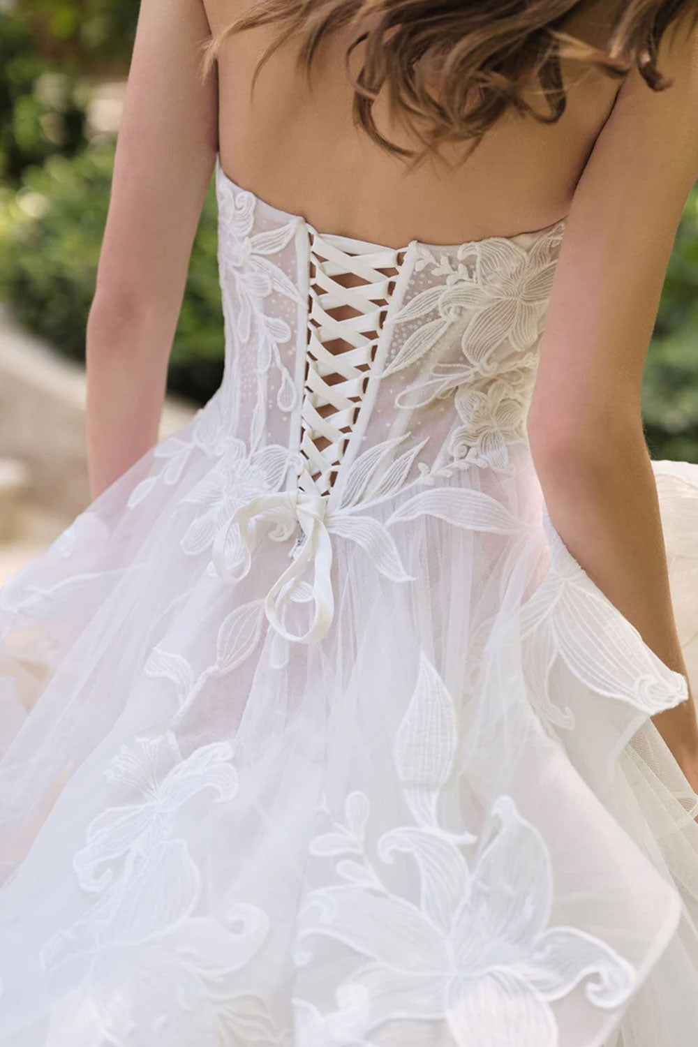 Altheria | Layered Tulle Corset Wedding Dress