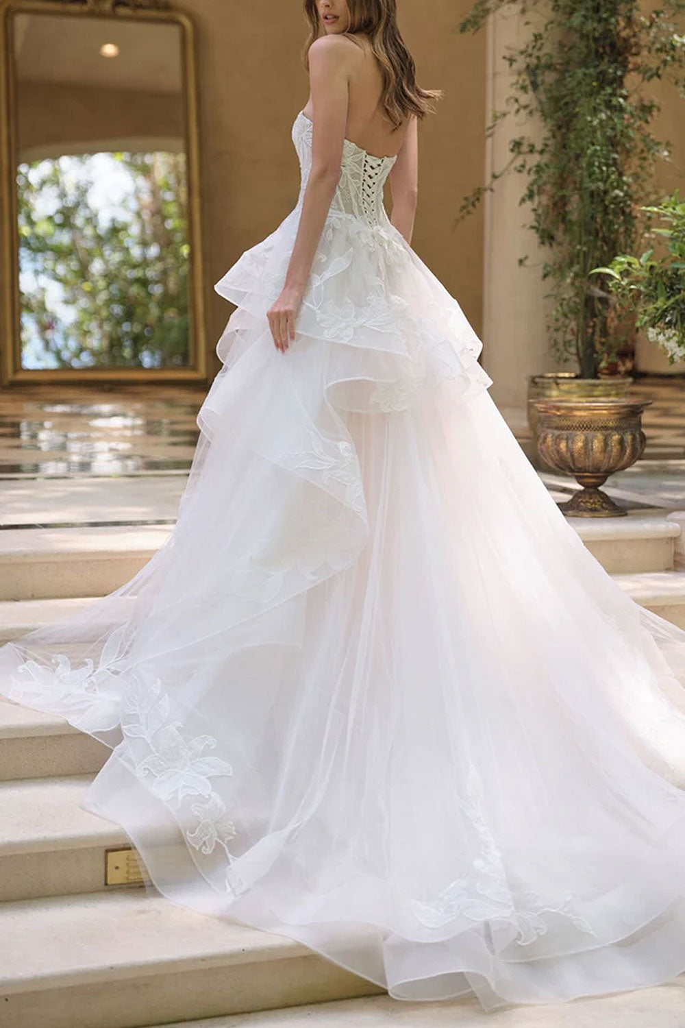 Altheria | Layered Tulle Corset Wedding Dress