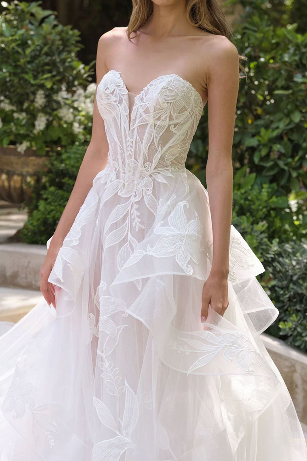 Altheria | Layered Tulle Corset Wedding Dress