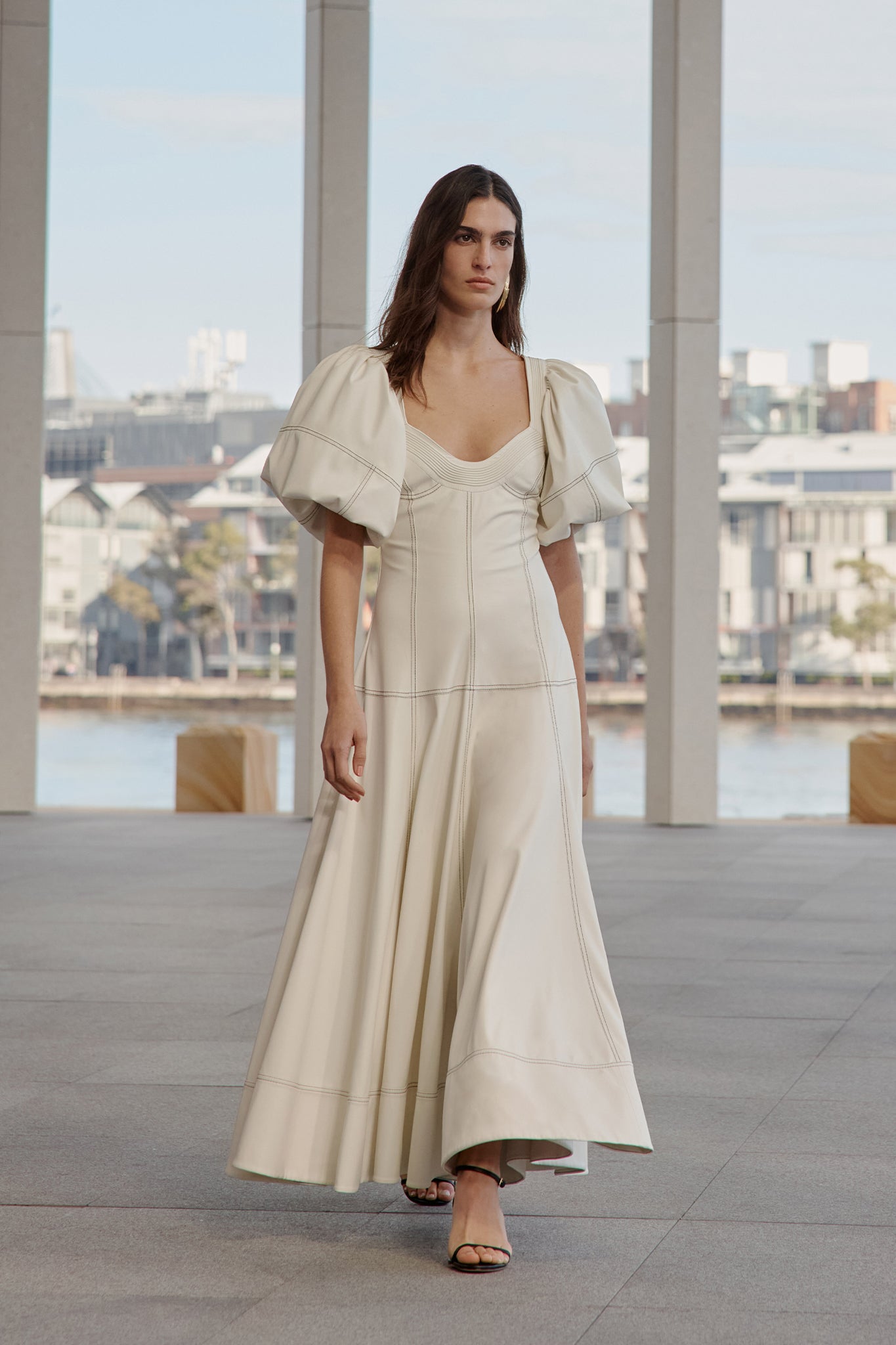 Ether Puff Sleeve Maxi Dress