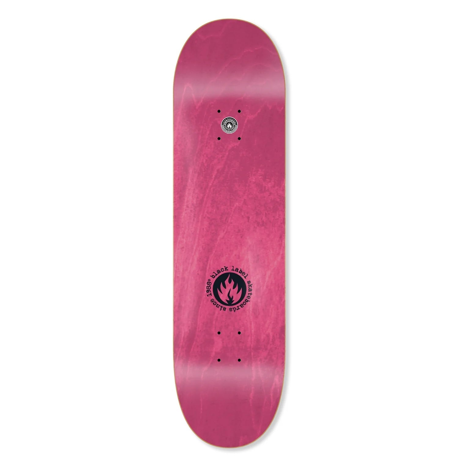 Black Label Skateboard Deck Elijah Akerley Pink Elephants Black 9.0" x 32.62"