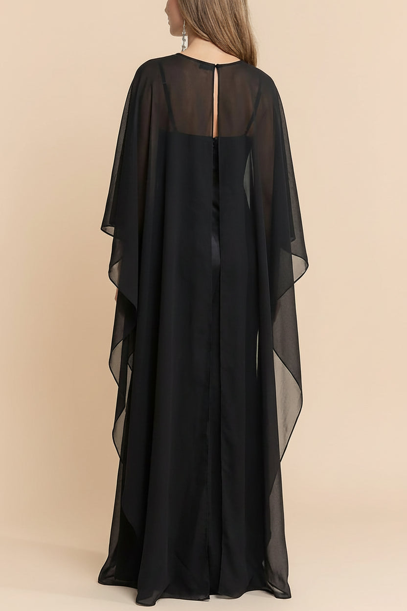 Cathleen Black | Fitted Strapless Satin Maxi Dress