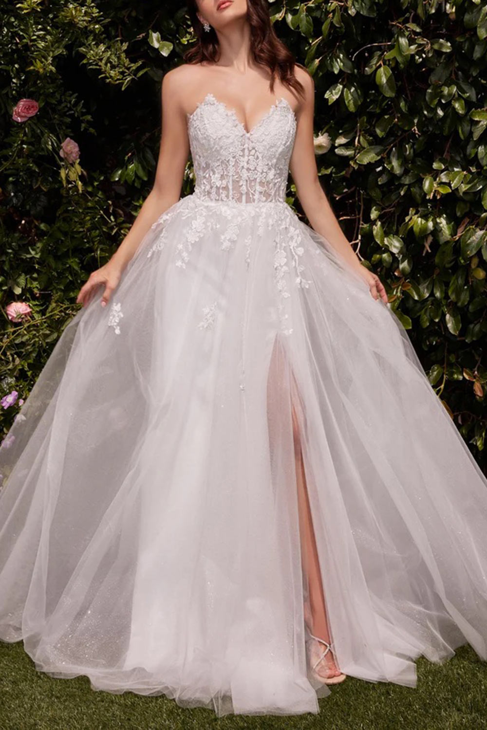 Clarissa | Strapless Corset Wedding Dress