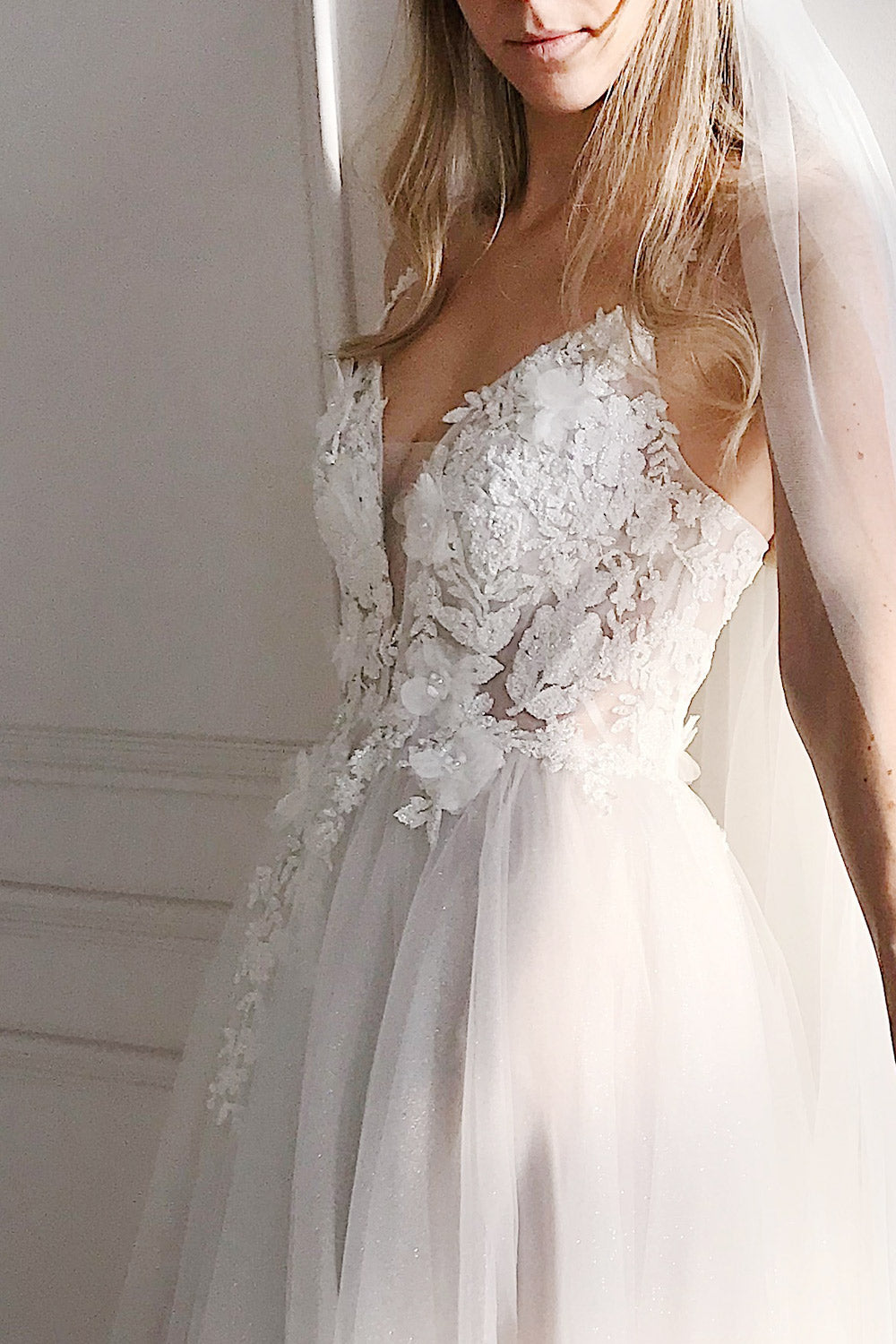 Cassandra | Embroidered A-Line Wedding Dress