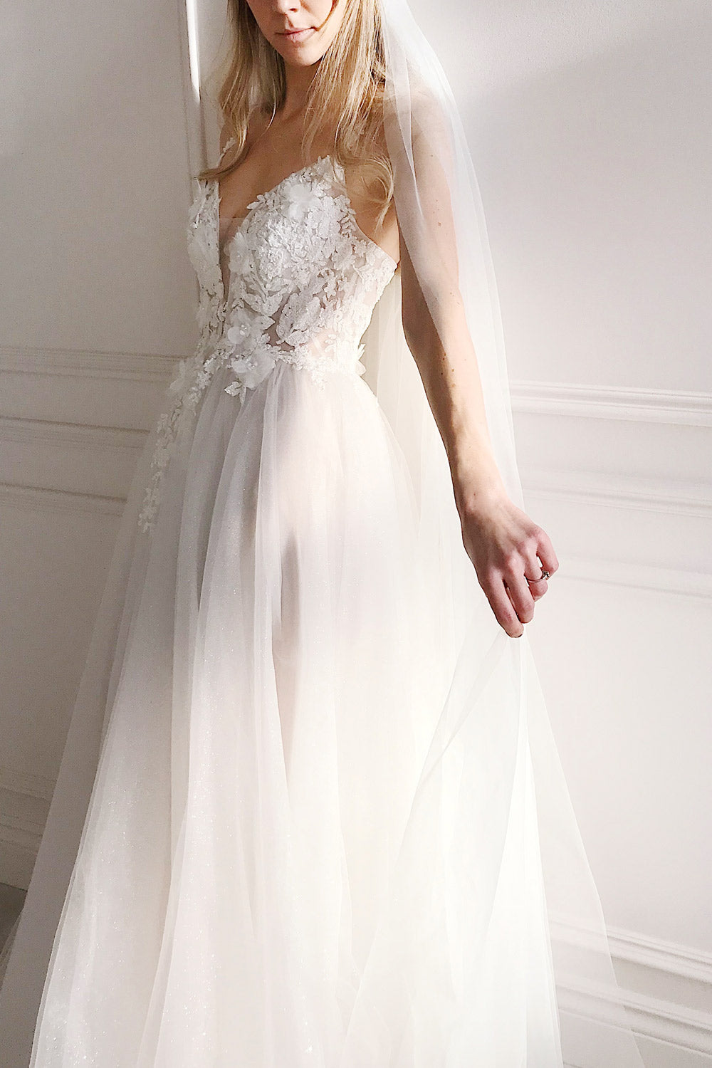 Cassandra | Embroidered A-Line Wedding Dress