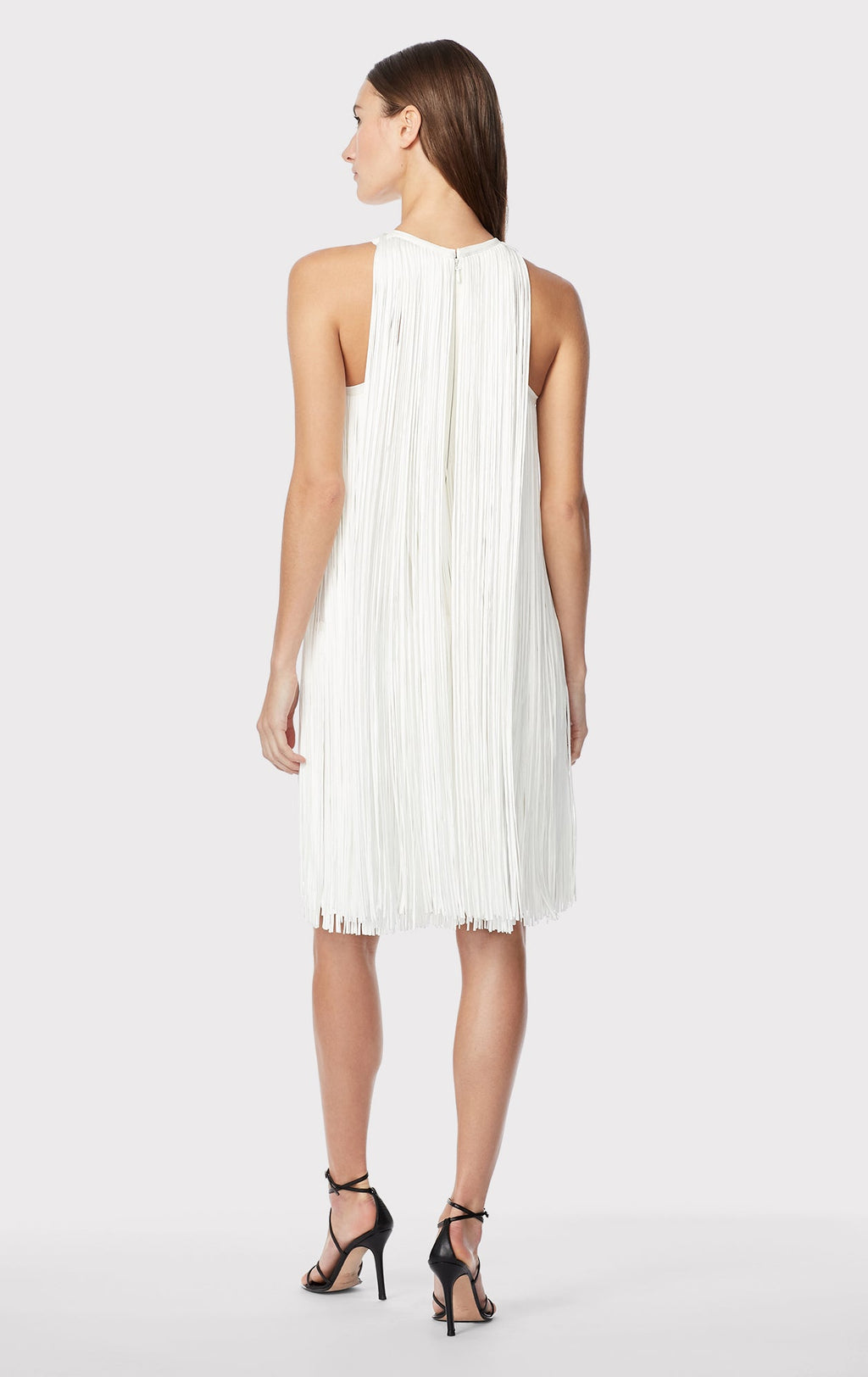 RACER FRINGE MINI DRESS