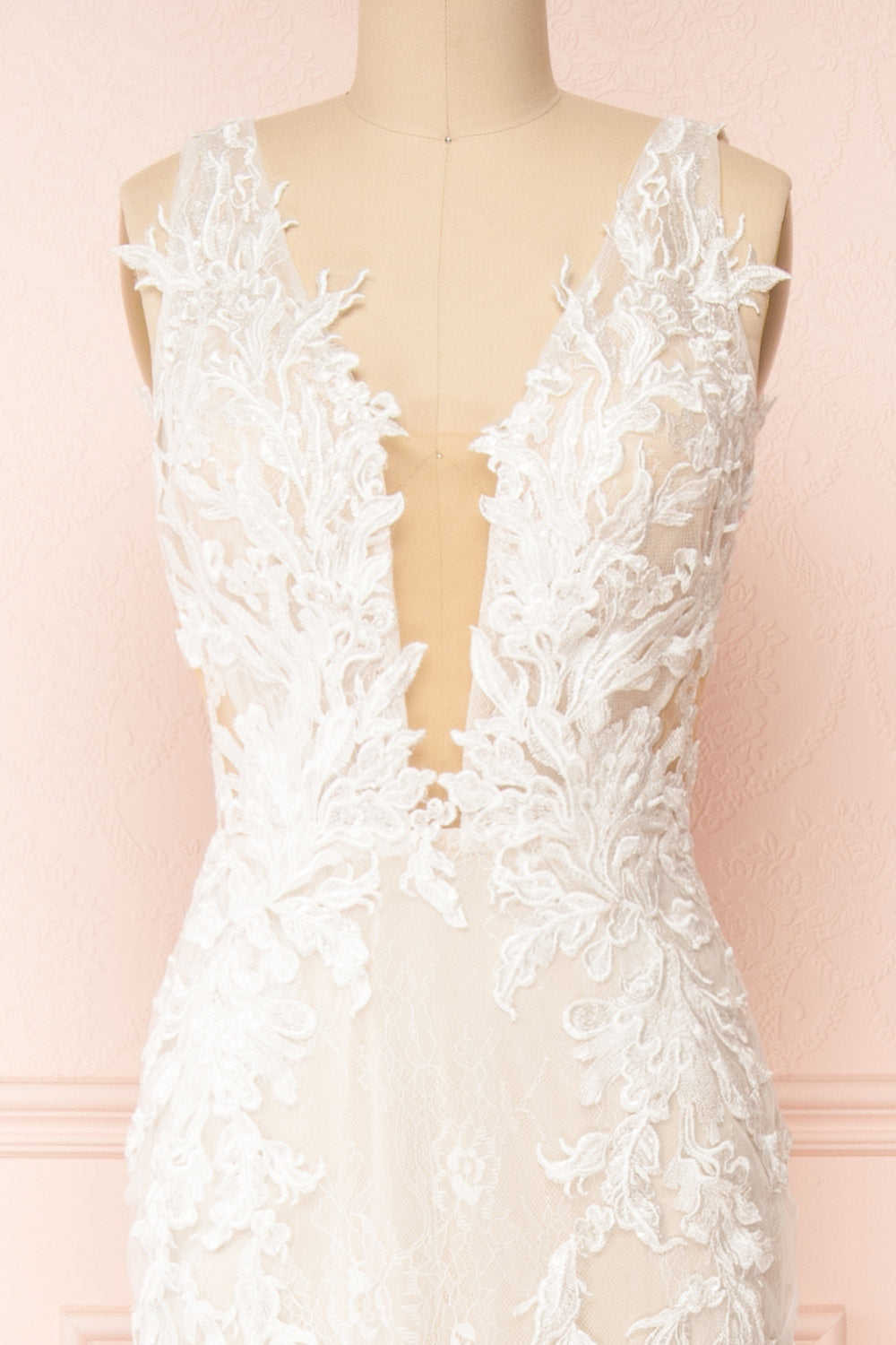 Felicia | Floral Lace Maxi Wedding Gown