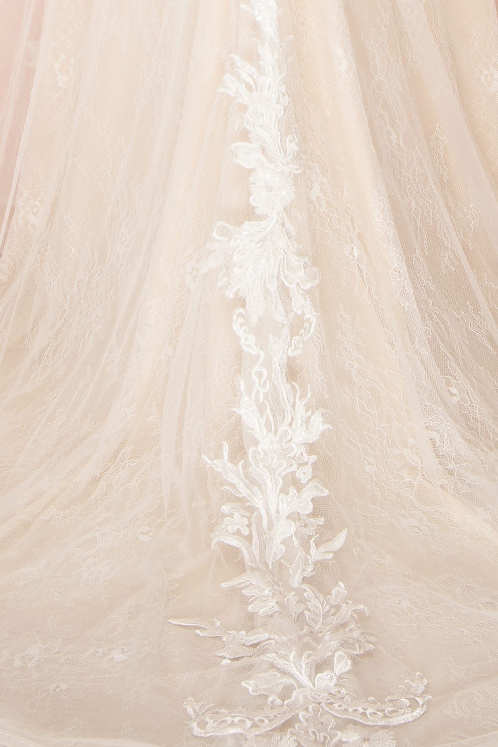 Felicia | Floral Lace Maxi Wedding Gown