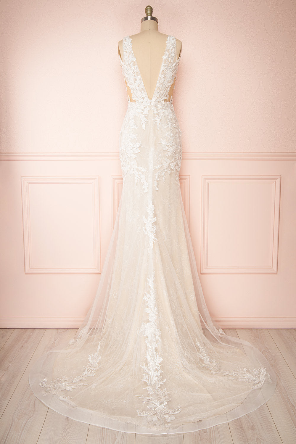 Felicia | Floral Lace Maxi Wedding Gown