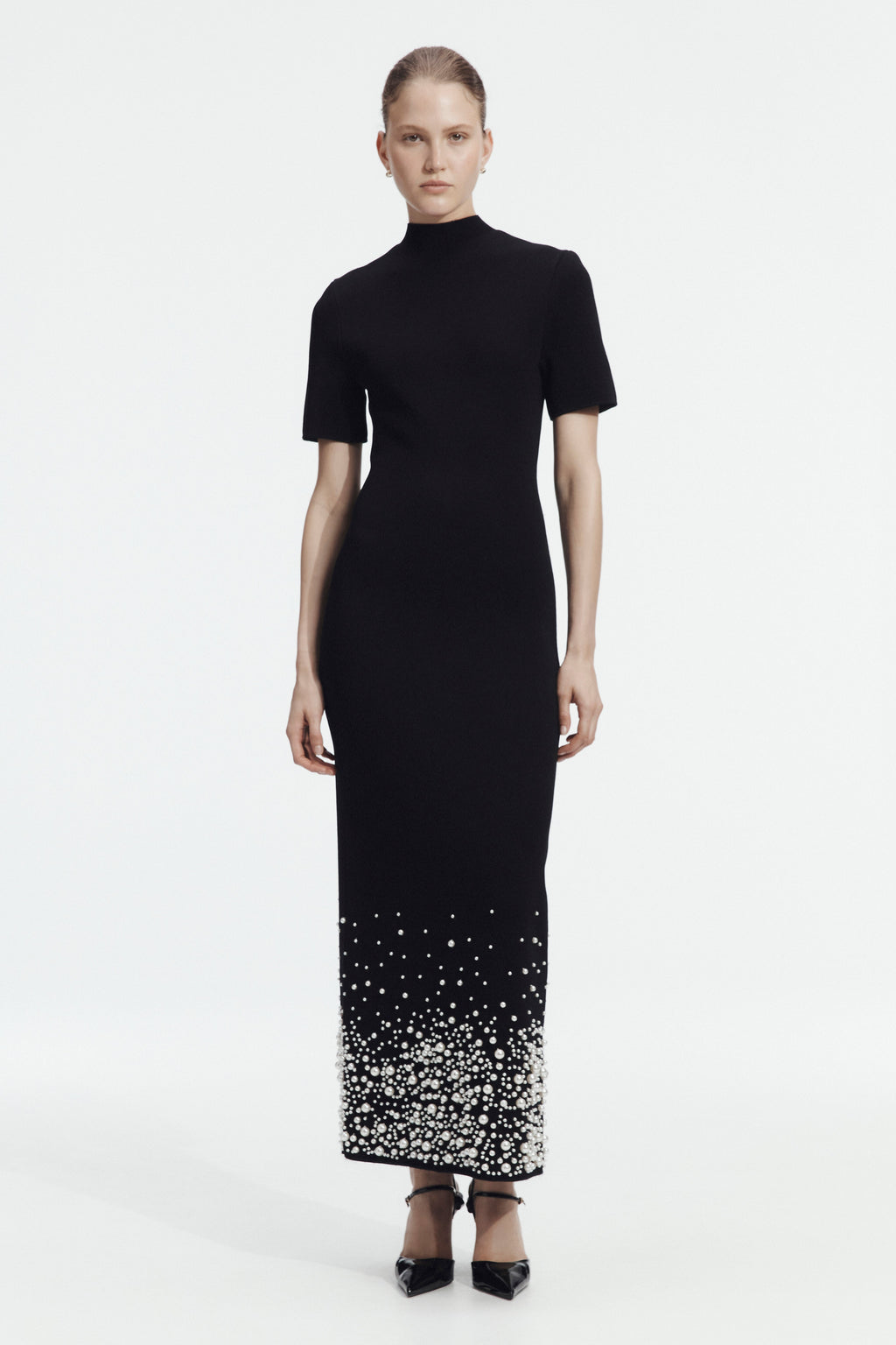 Marlene Pearl Knit Midi Dress