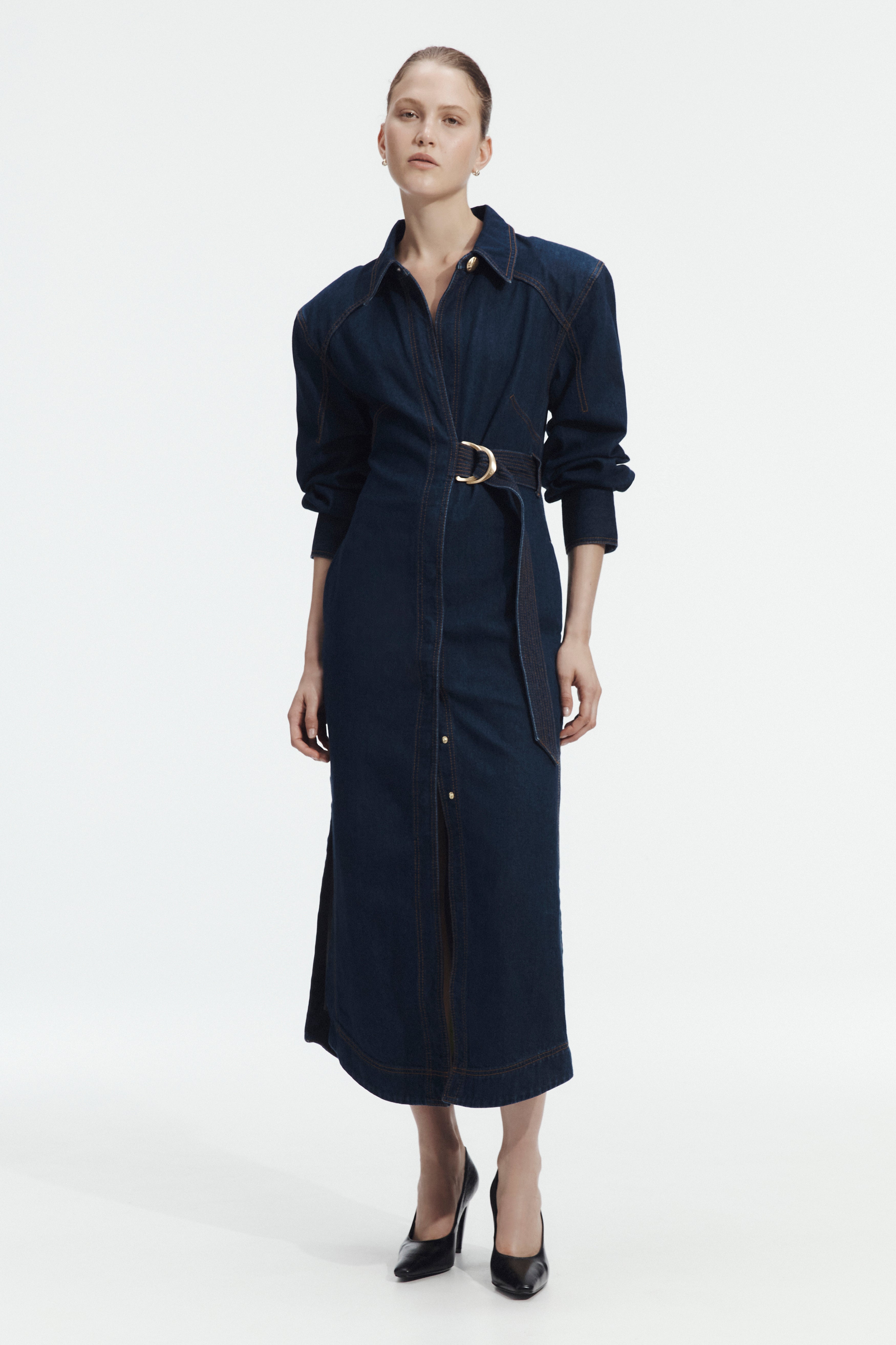 Seren Denim Midi Dress
