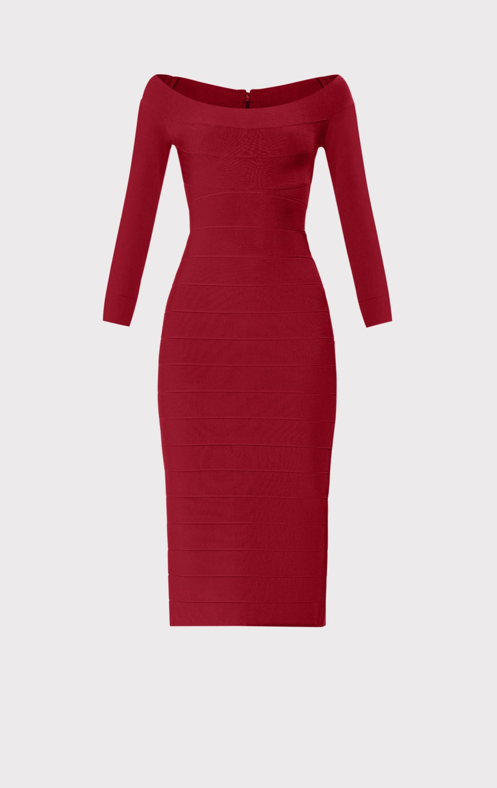 ICON SCOOP NECK MIDI DRESS