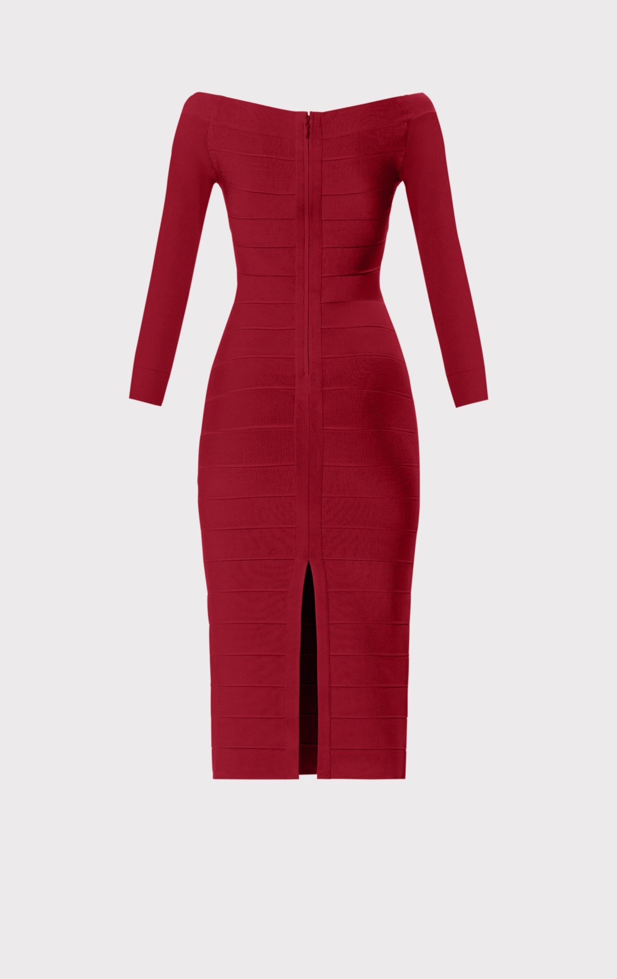 ICON SCOOP NECK MIDI DRESS