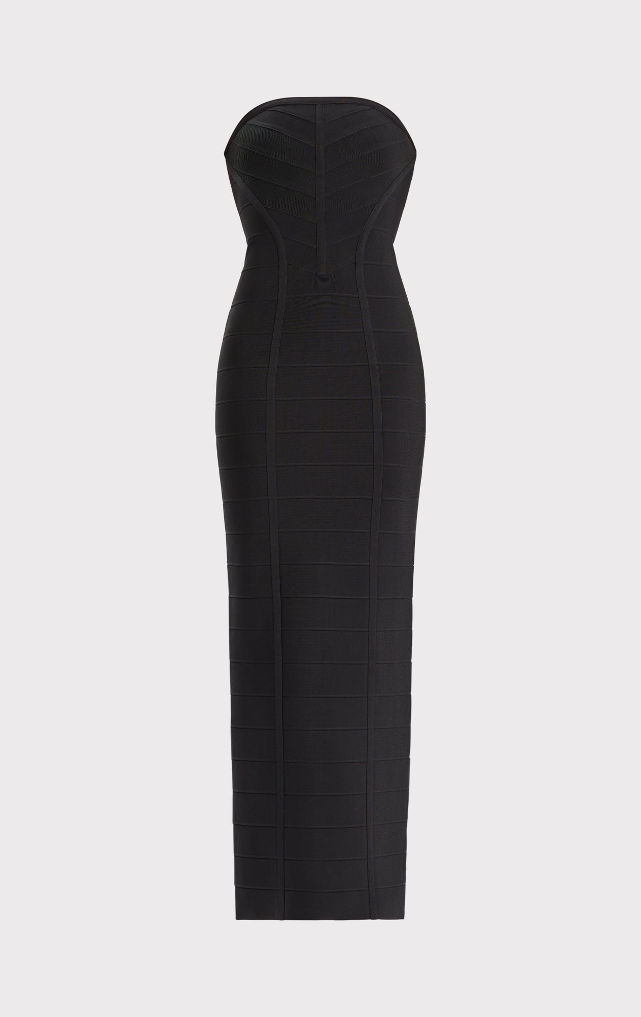 ICON CHEVRON BUSTIER GOWN