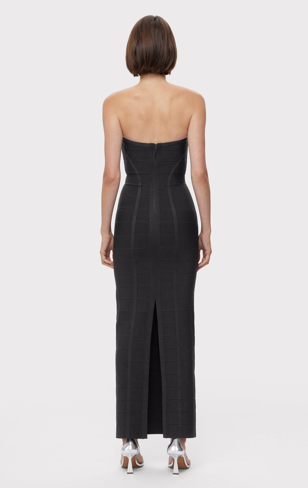 ICON CHEVRON BUSTIER GOWN