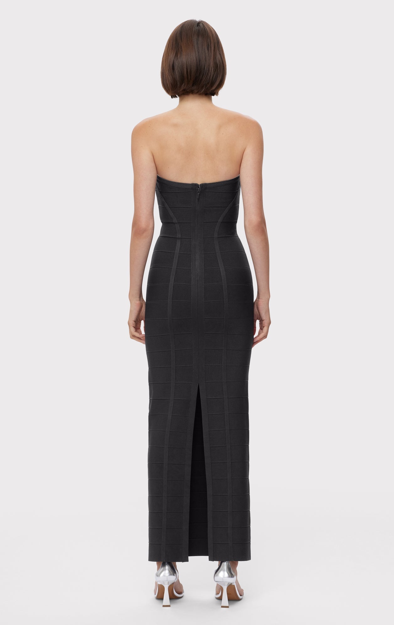 ICON CHEVRON BUSTIER GOWN