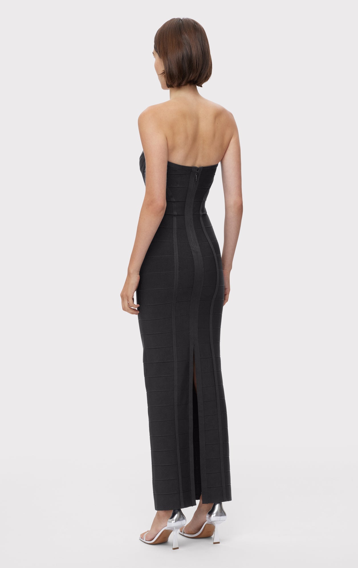 ICON CHEVRON BUSTIER GOWN