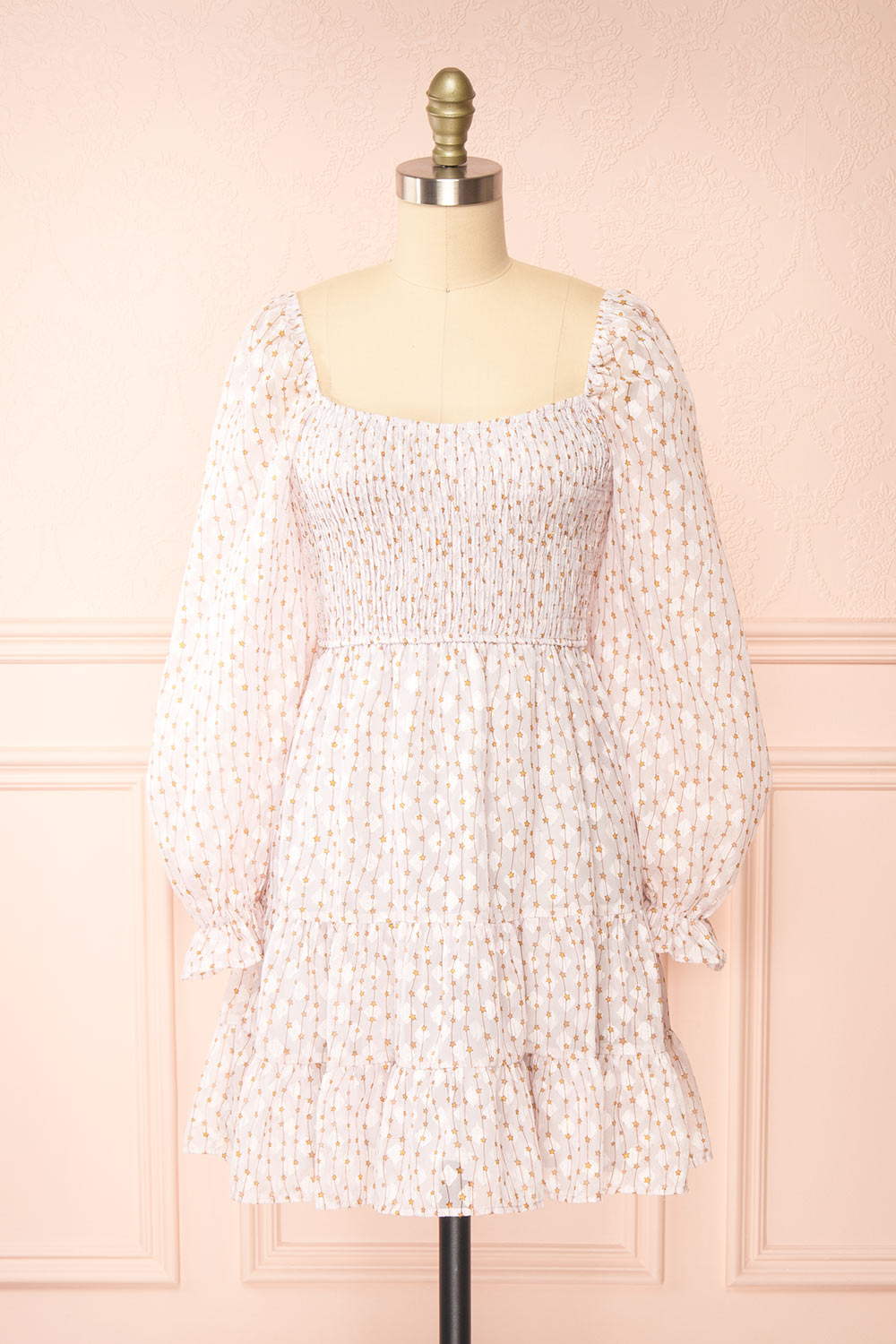 Jean | Short Star Patterned Dress