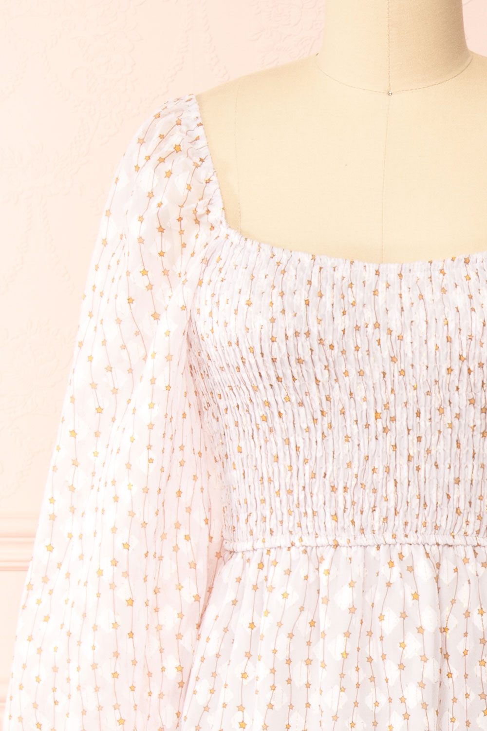 Jean | Short Star Patterned Dress