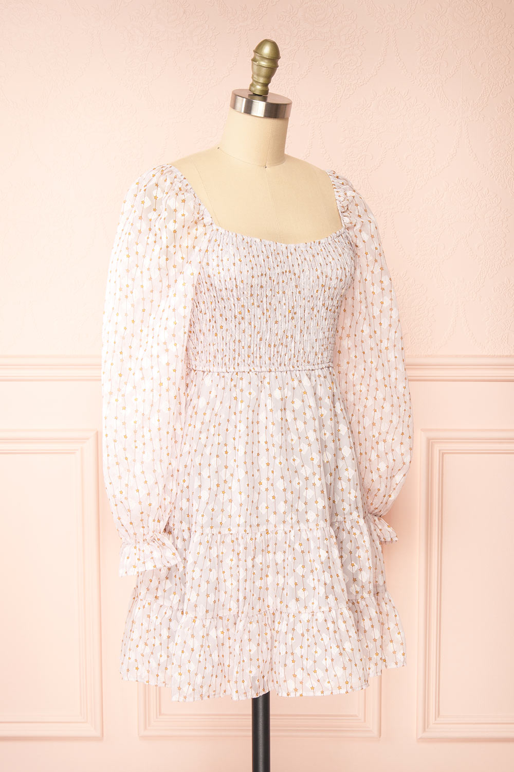 Jean | Short Star Patterned Dress