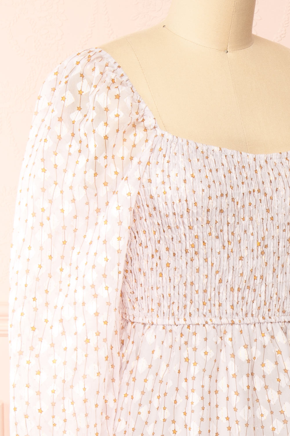 Jean | Short Star Patterned Dress
