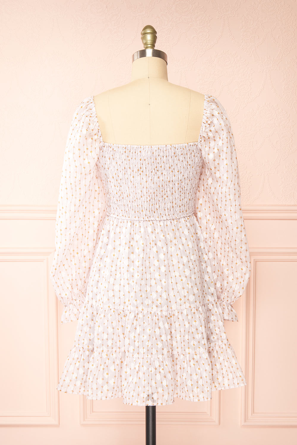 Jean | Short Star Patterned Dress