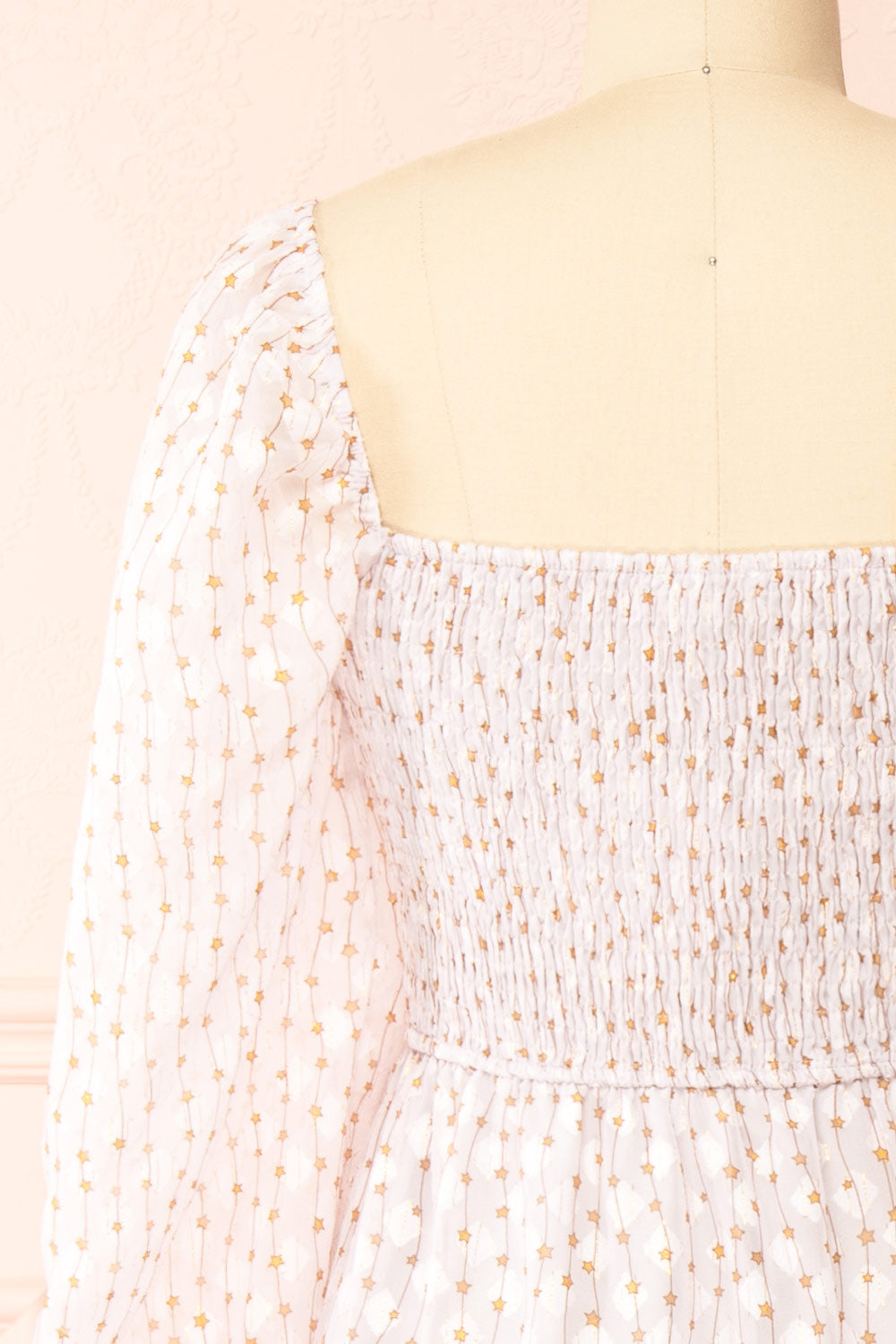 Jean | Short Star Patterned Dress