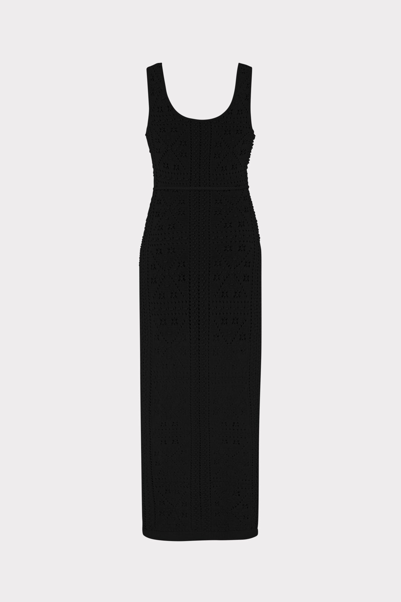 Bubble Pointelle Knit Midi Dress