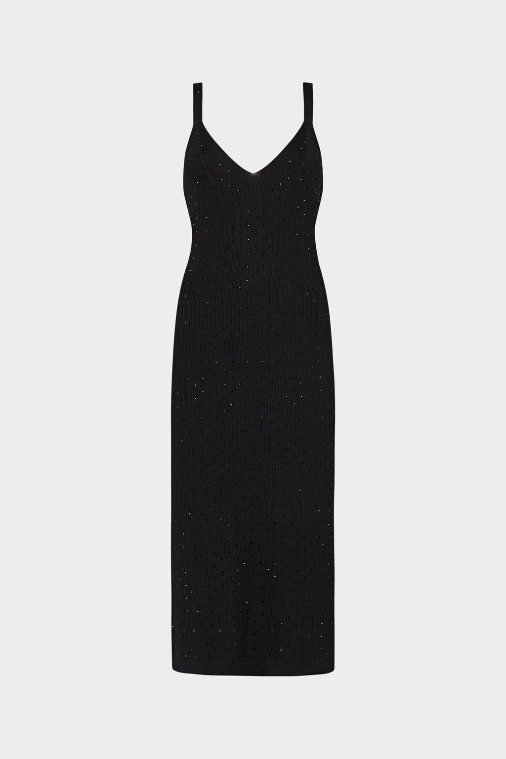 Rhinestone Knit Cami Midi Dress