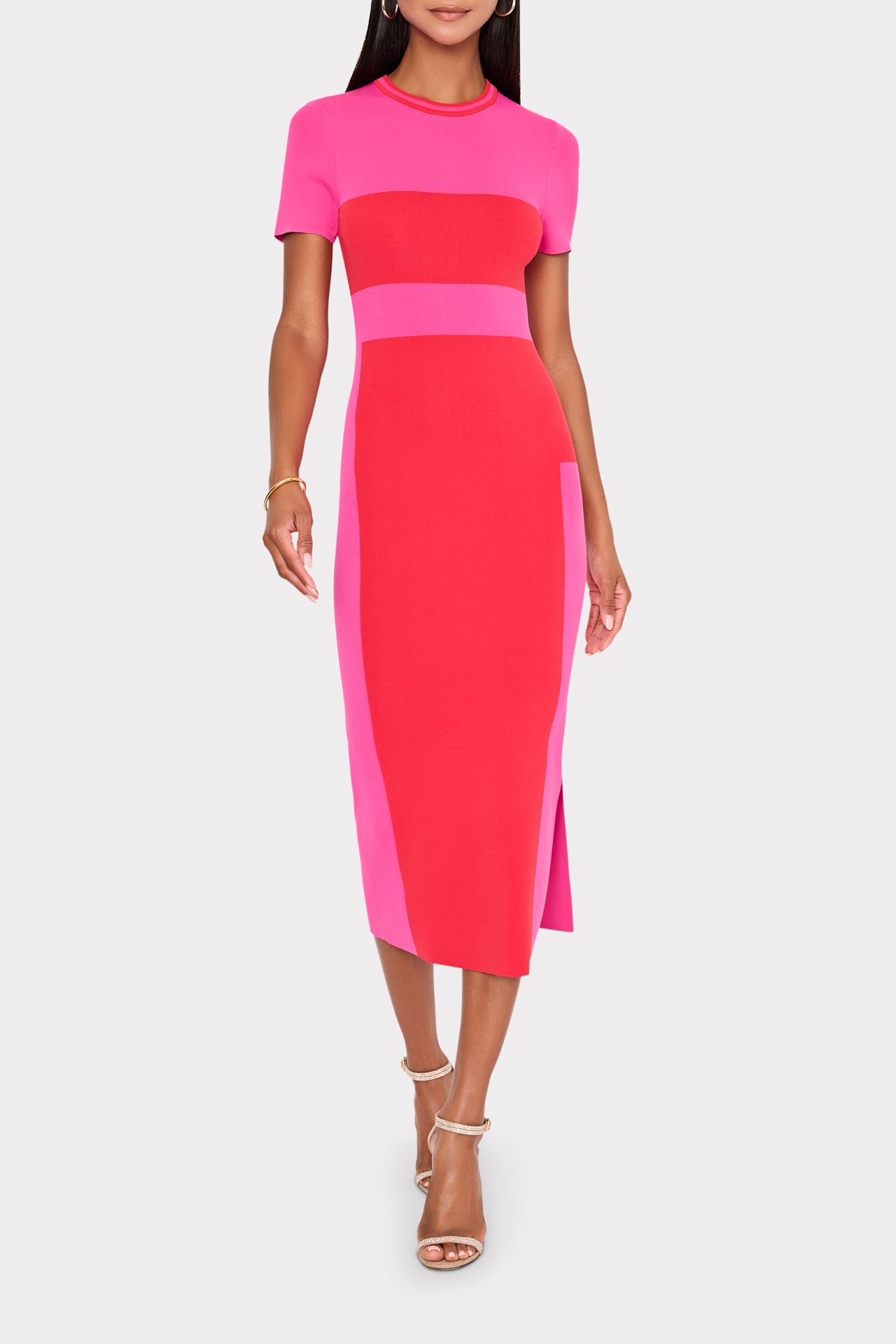 Shohona Colorblock Knit Dress