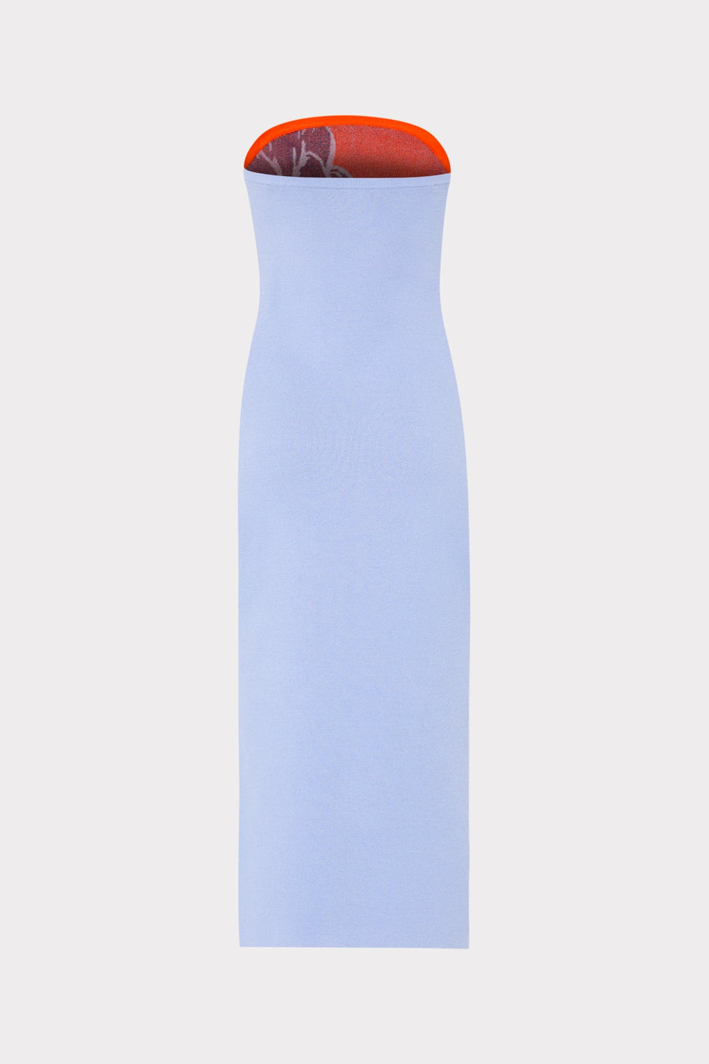Simone Strapless Split Floral Midi Dress