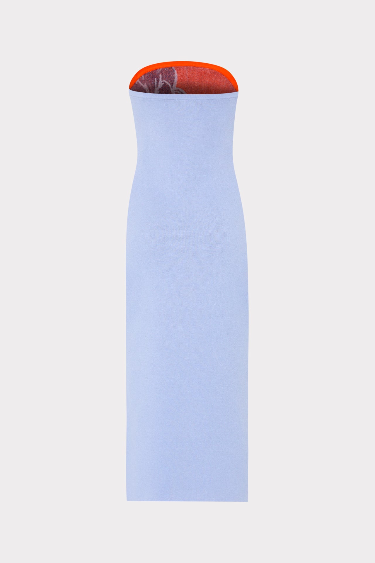 Simone Strapless Split Floral Midi Dress