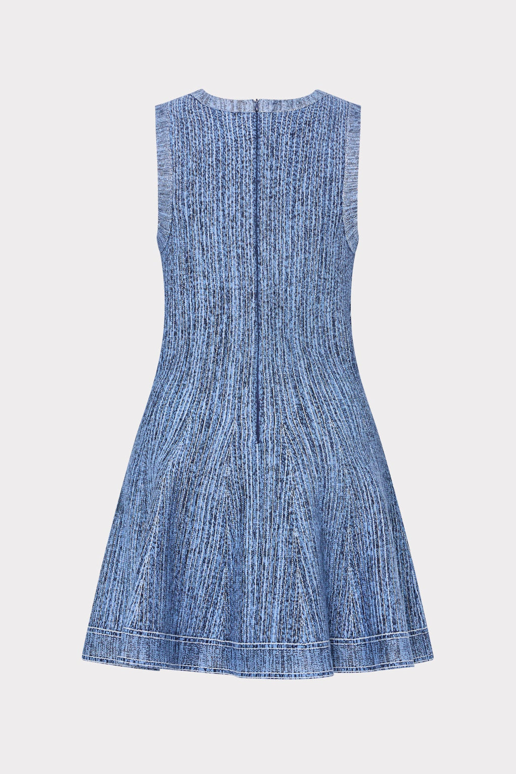 Shelby Pinstripe Knit Flare Dress