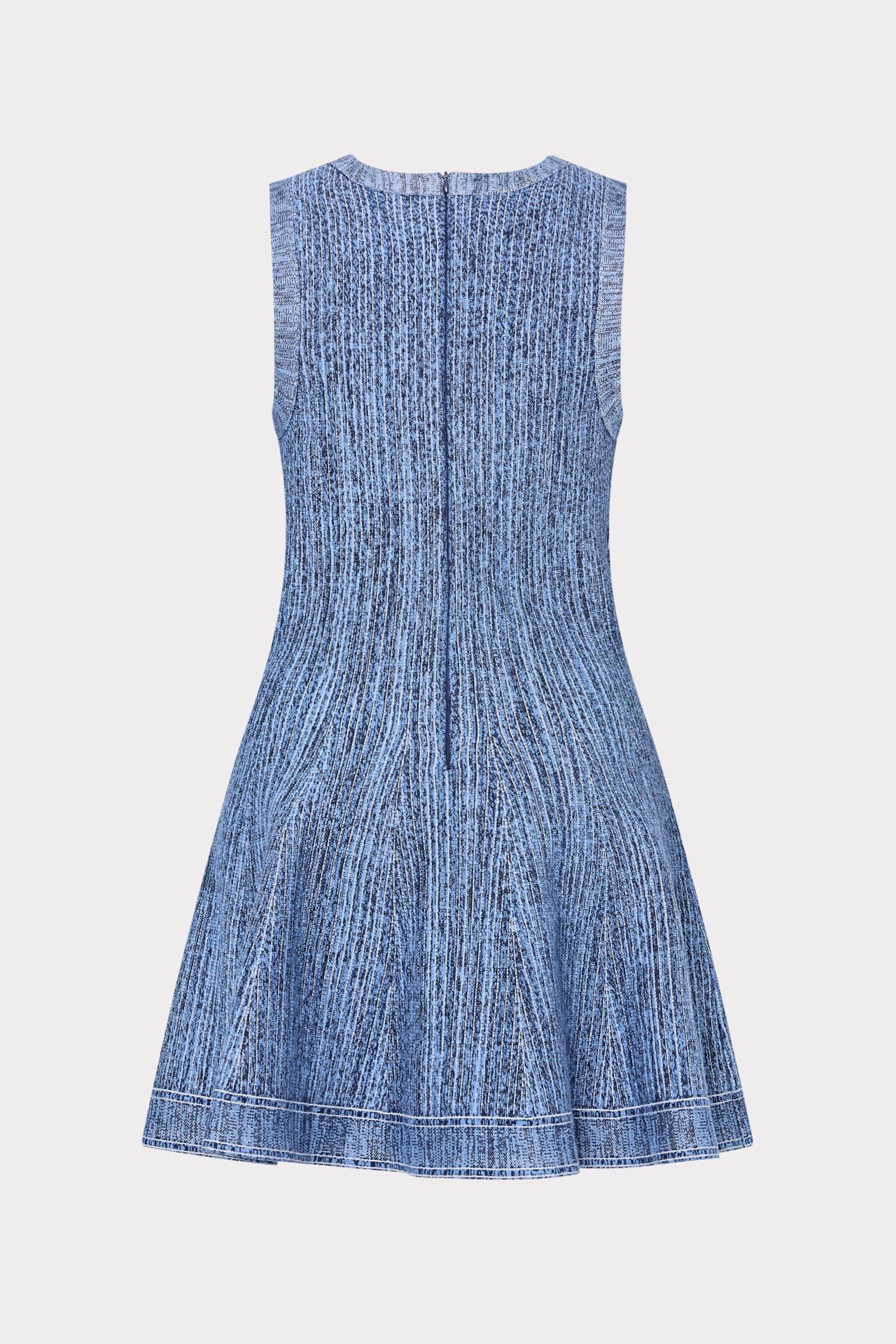 Shelby Pinstripe Knit Flare Dress
